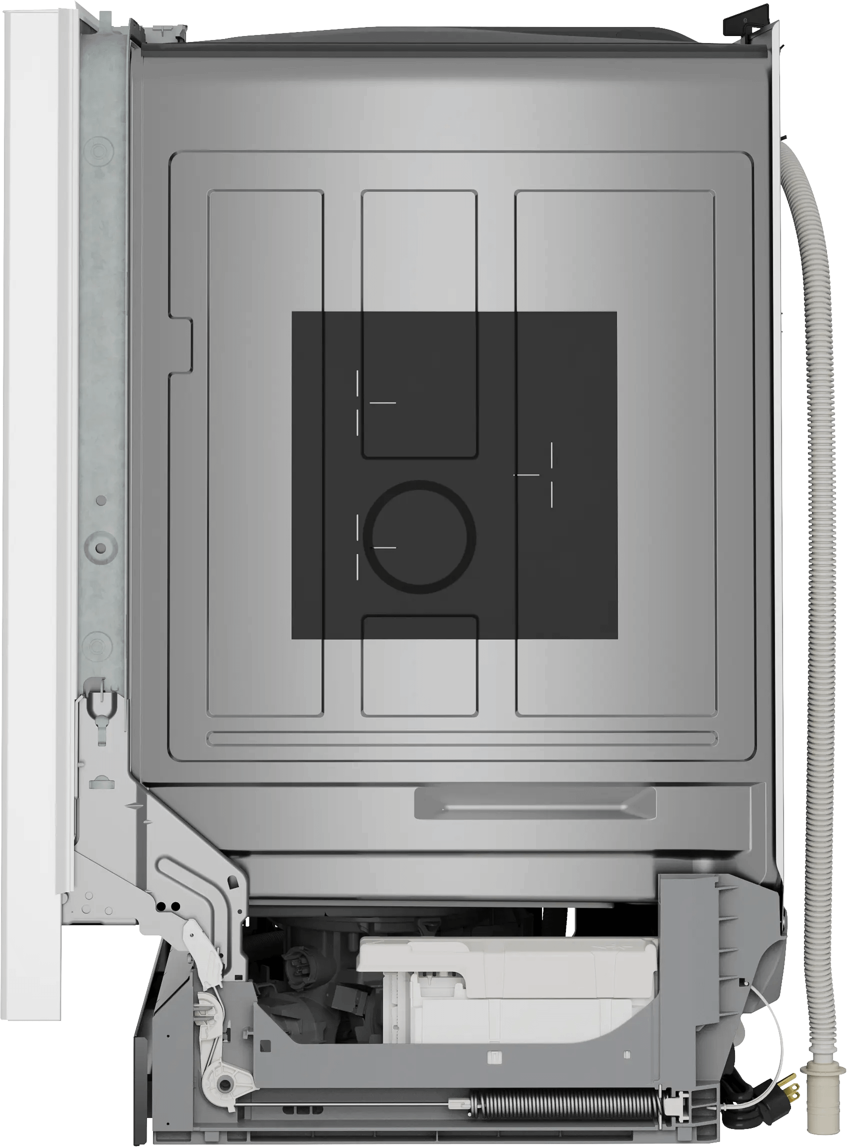 Bosch SHE43DM2N 300 Recessed Handle, 48 Dba, Standard 3Rd Rack, Puredry - Wh