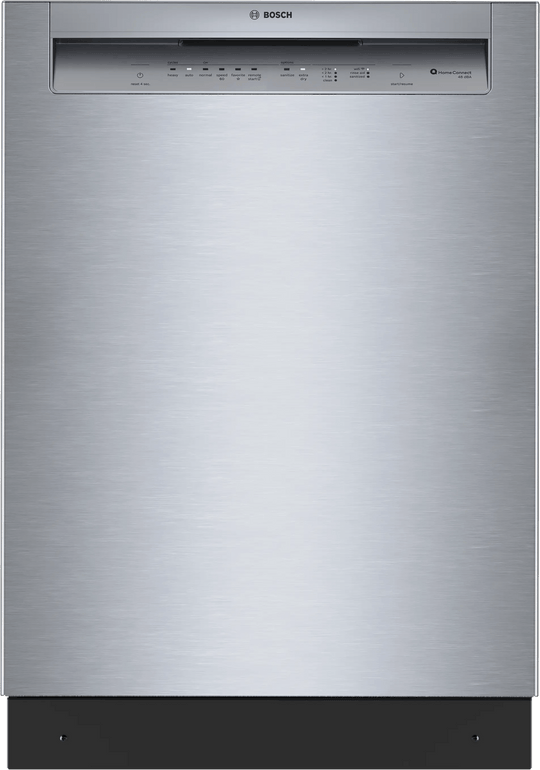 Bosch SHE43DM5N 300 Recessed Handle, 48 Dba, Standard 3Rd Rack, Puredry - Ss