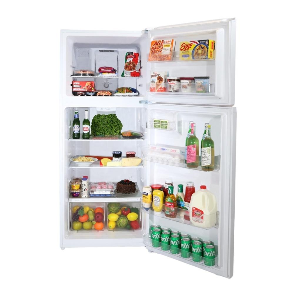 Verona VEFTF2817RWH Verona Veftf2817Rwh 28 Inch Top Freezer Refrigerator With 17.6 Cu. Ft. Total Capacity, Reversible Doors, Recessed Handle, Energy Star (White)