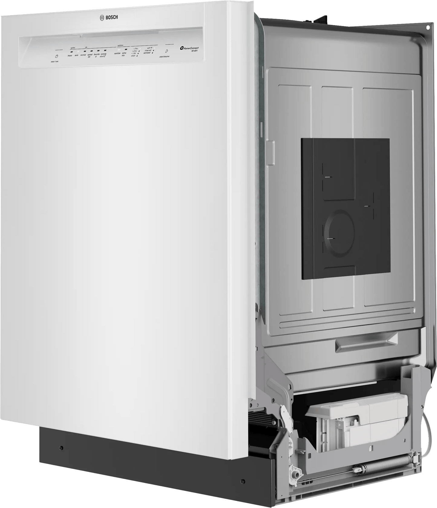 Bosch SHE43DM2N 300 Recessed Handle, 48 Dba, Standard 3Rd Rack, Puredry - Wh