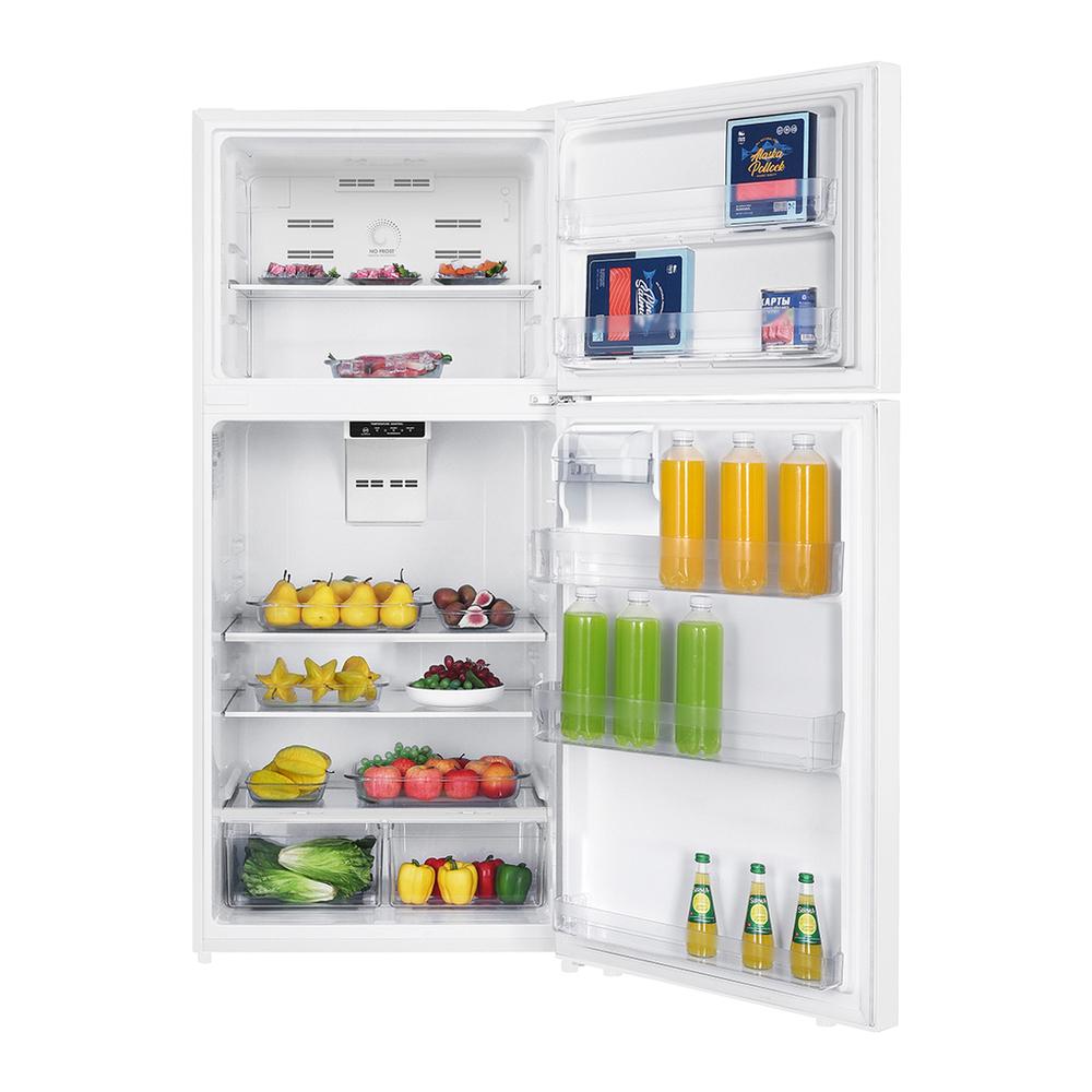 Verona VEFTF3018RWH Verona Veftf3018Rwh 30 Inch Top Freezer Refrigerator With 18.1 Cu. Ft. Total Capacity, Led Lighting, Reversible Doors, Gallon Door Storage, Recessed Handle, Energy Star (White)
