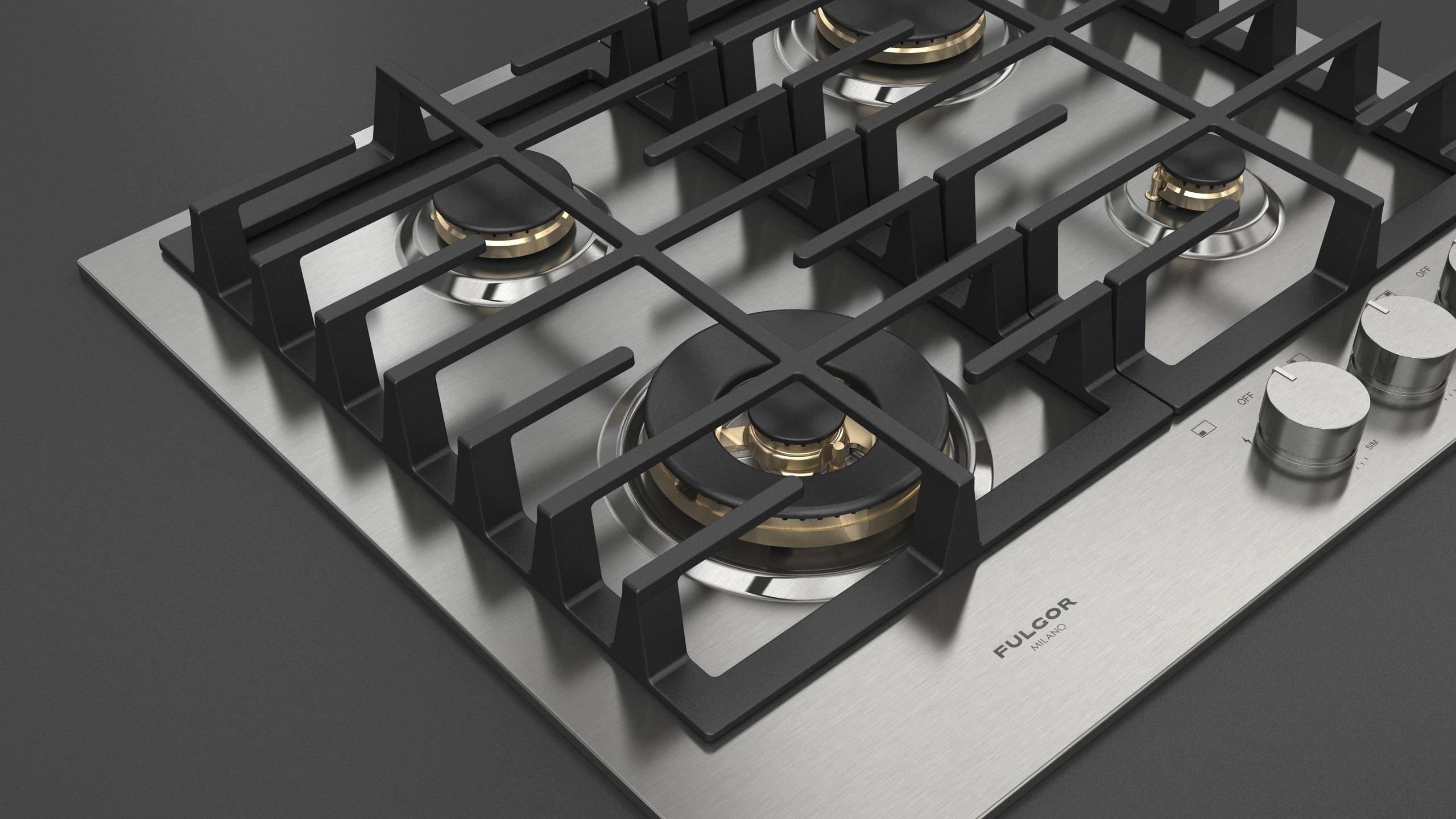 Fulgor Milano F4MGK24MB1 Gas Cooktop - Thumbnail 2