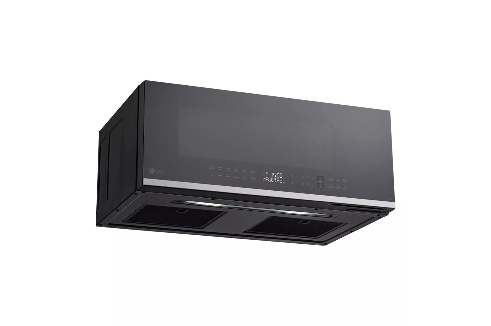 Lg MVEF1337F 1.3 Cu. Ft. Smart Low Profile Over-The-Range Microwave Oven With Sensor Cook