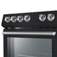 Forno FFSEL602230BLK Forno Leonardo Espresso 30-Inch Black Electric Range, True Convection, Energy Efficient