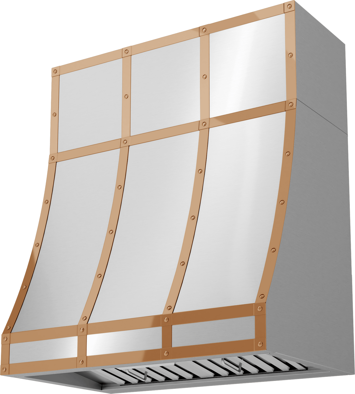 Zephyr BKDC13612APC Duct Cover Banding Kit, 36In X 12In, Polished Copper Finish