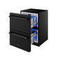 Thor Kitchen RZ24UB 24 Inch Undercounter Built-In / Freestanding Drawer Freezer - Black Gordon Ramsay Series