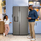Ge Appliances GZS24NMYES Ge® 23.6 Cu. Ft. Counter-Depth Side-By-Side Refrigerator With Extra Tall Dispenser And In-Door Icemaker