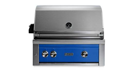 Lynx L30TRPBNG 30" Built-In Grill - 1 Trident™ W/ Rotisserie - Pacific Blue