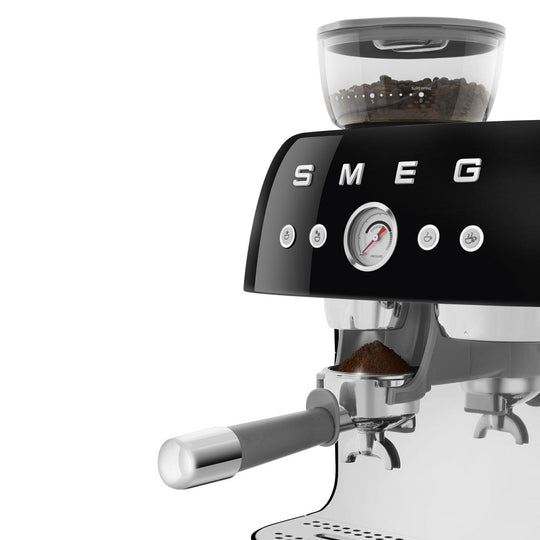 Smeg EGF03BLUS Espresso Coffee Machine Black Egf03Blus