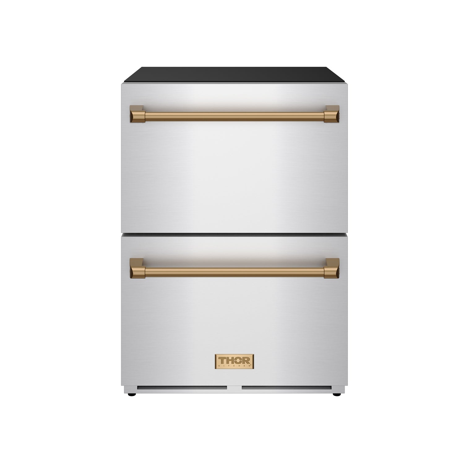Thor Kitchen RZ24UBRZ 24 Inch Undercounter Built-In / Freestanding Drawer Freezer - Stainless Steel/Bronze Gordon Ramsay Series