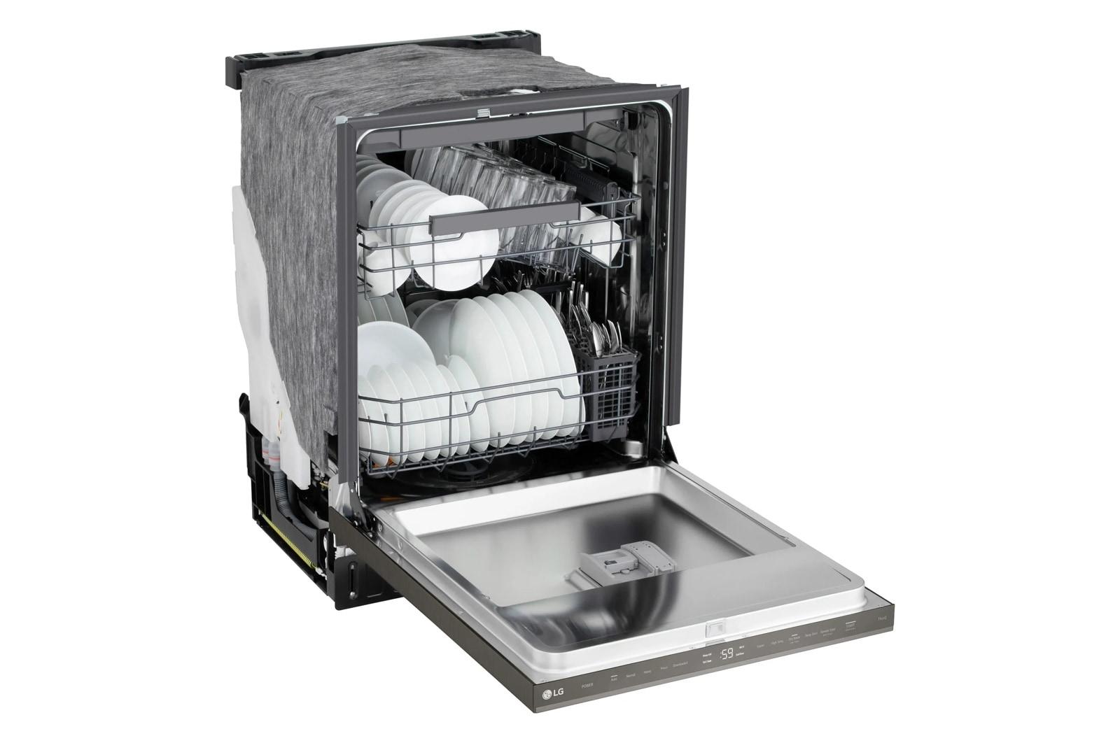 Lg LDNPM545D Smart Flushfit™ Top Control Dishwasher With 1-Hour Wash & Dry, Quadwash® Pro, And Dynamic Heat Dry™ W/Autovent Dry™