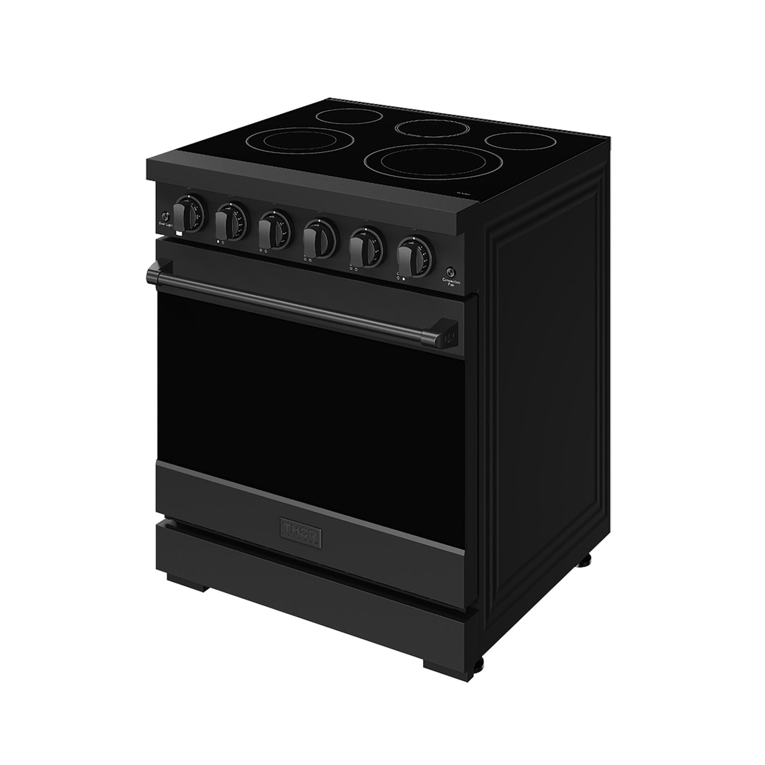 Thor Kitchen RSE30PB 30 Inch Professional Electric Range With Precision Knob Control In Black Gordon Ramsay Series