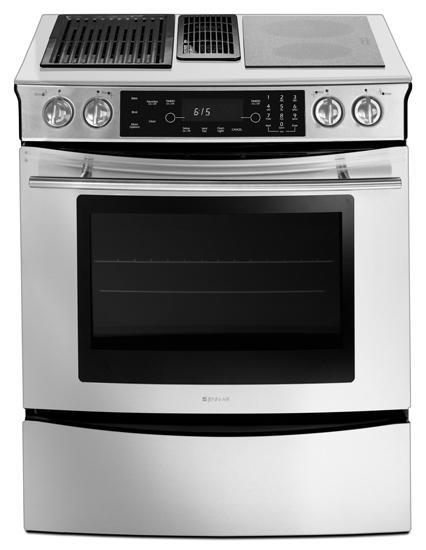 Jennair JES9750BAS Downdraft Slide-In Electric Range