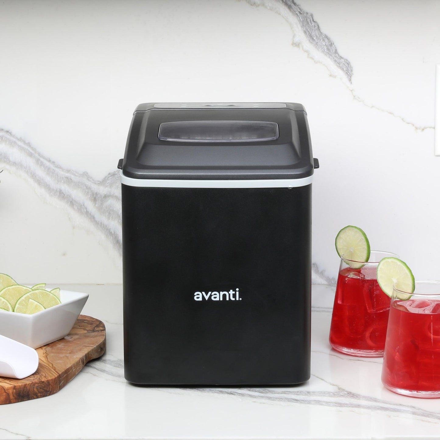 Avanti AVIM2625BK Avanti Mighty Ice Countertop Bullet Ice Maker