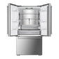 Verona VEBFD3620WIFS Verona Vebfd3620Wifs 36 Inch French Door Counter-Depth Refrigerator With 20.2 Cu. Ft. Total Capacity, Internal Water Dispenser, Automatic Ice Maker In Stainless Steel