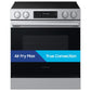 Samsung NSE80H63XRAA Bespoke Smart Slide-In Electric Range Pro Style Design Air Fry Max True Convection