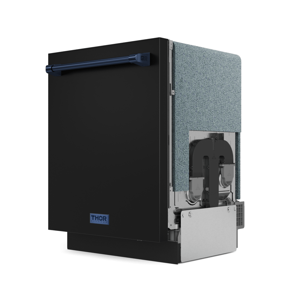 Thor Kitchen DW24X8BA00BLU 24 Inch Dishwasher Matte Black/Navy Blue Gordon Ramsay Series - Dw24X8Ba00-Blu