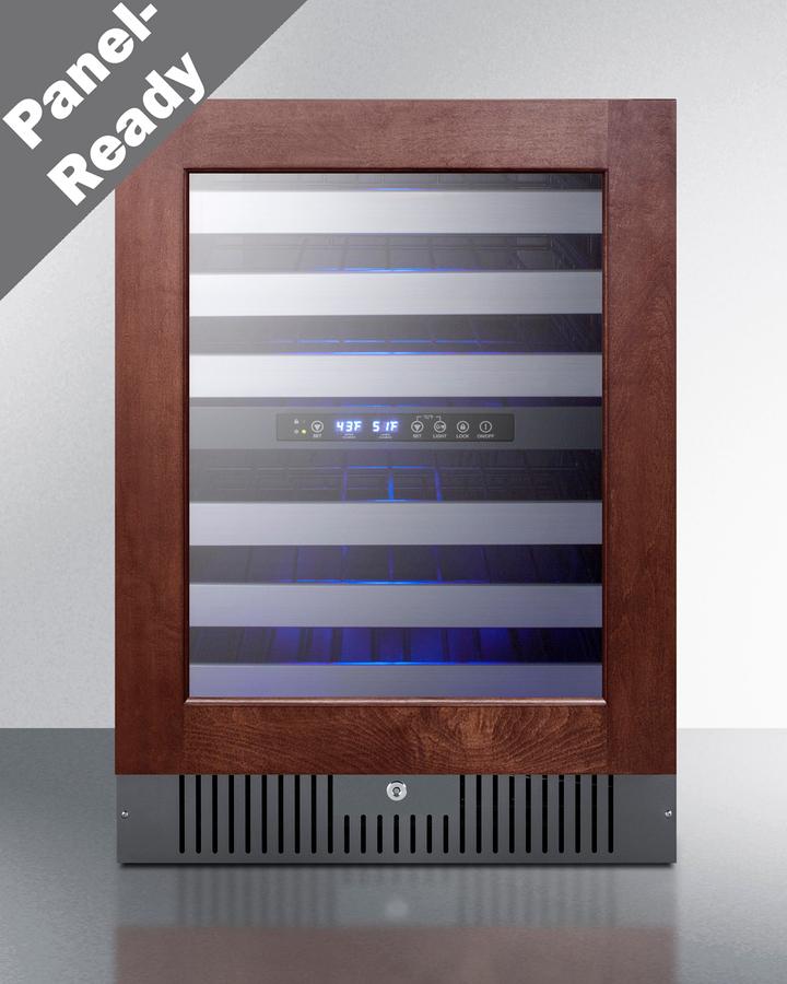 Summit SWC532BLBISTPNRLHD 24" Wide Built-In Wine Cellar (Panel Not Included)