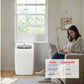 Lg LP1025WSSM 10,200 Btu (Sacc) / 14,000 Btu (Ashrae) Portable Air Conditioner, 450 Sq. Ft