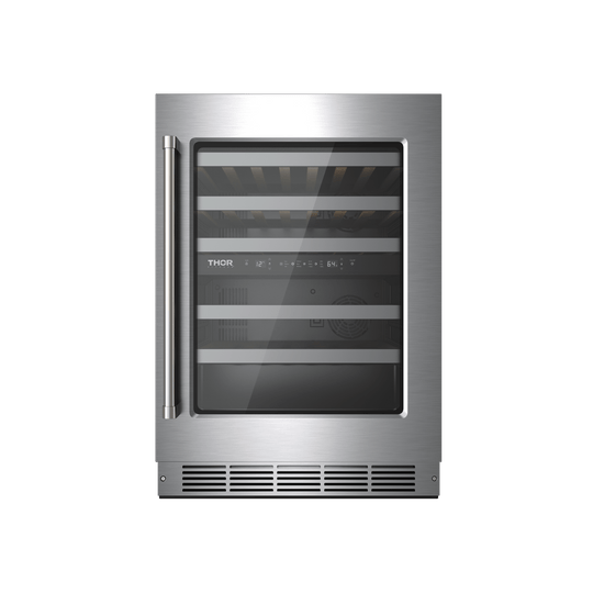 Thor Kitchen TWC24UD Thor Kitchen 24-Inch Undercounter Dual Zone Wine Cooler - Model Twc24Ud