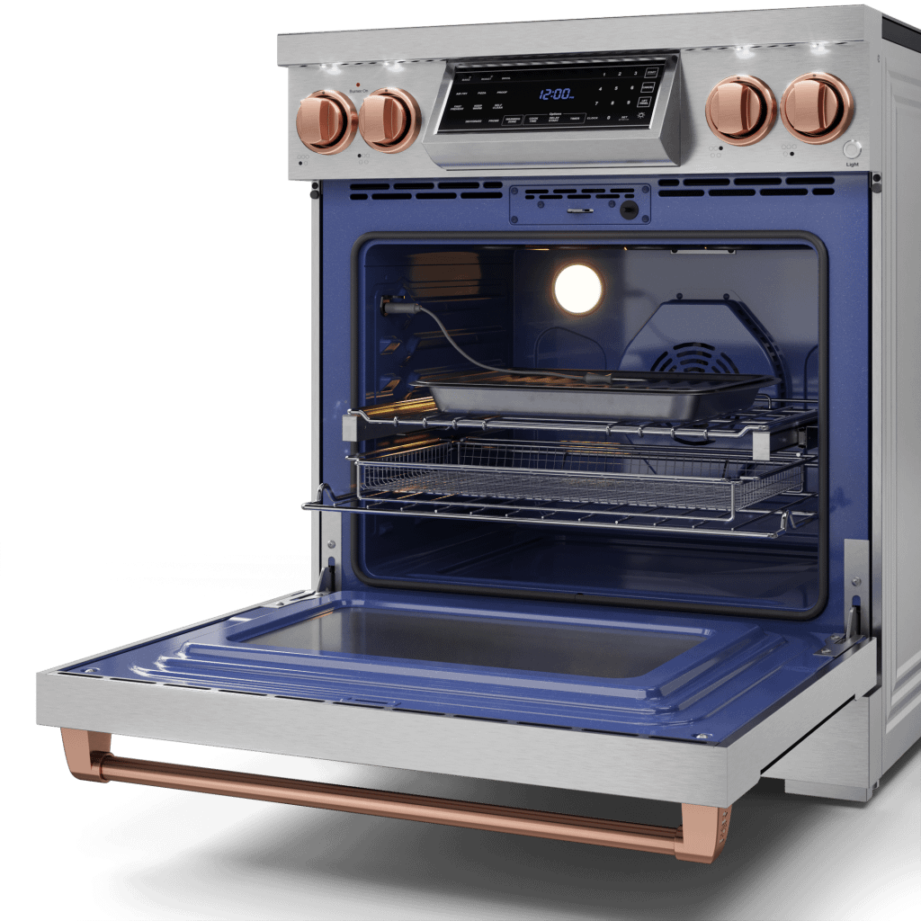 Thor Kitchen RSE30RSG 30 Inch Professional Electric Range With Tilt Panel Touch Control In Stainless Steel/Rose Gold Gordon Ramsay Series - Rse30-Rsg