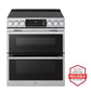 Lg LTIS7338XE Lg Studio 7.3 Cu. Ft. Double Oven Induction Slide-In Range With Probake® Convection And Air Fry
