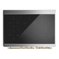 Ilve UMDIB40NR3BUG Ilve Umdib40Nr3Bug Majestic Iii 40 Inch Induction Range With 6 Elements, 3.82 Cu. Ft. Total Oven Capacity (Triple Glass Door, Burgundy, Brass)