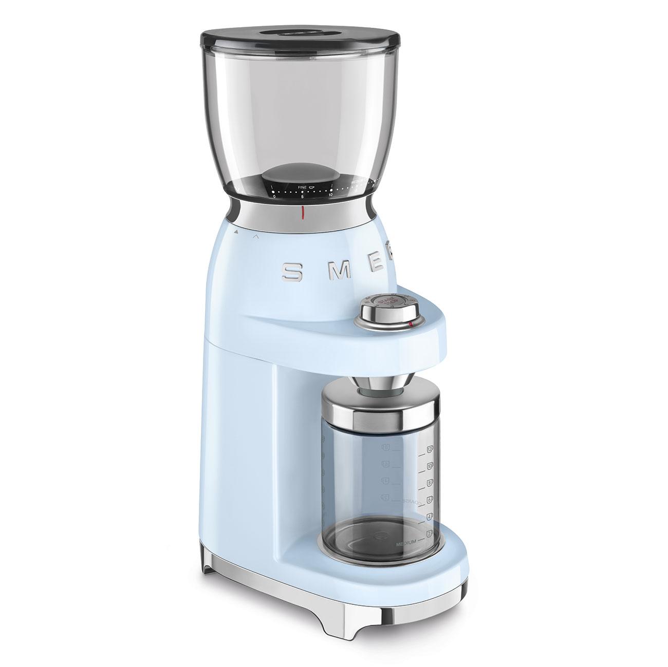 Smeg CGF11PBUS Coffee Grinder Pastel Blue Cgf11Pbus