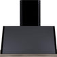 Ilve UAM76BK Majestic 30 Inch Glossy Black Wall Mount Range Hood