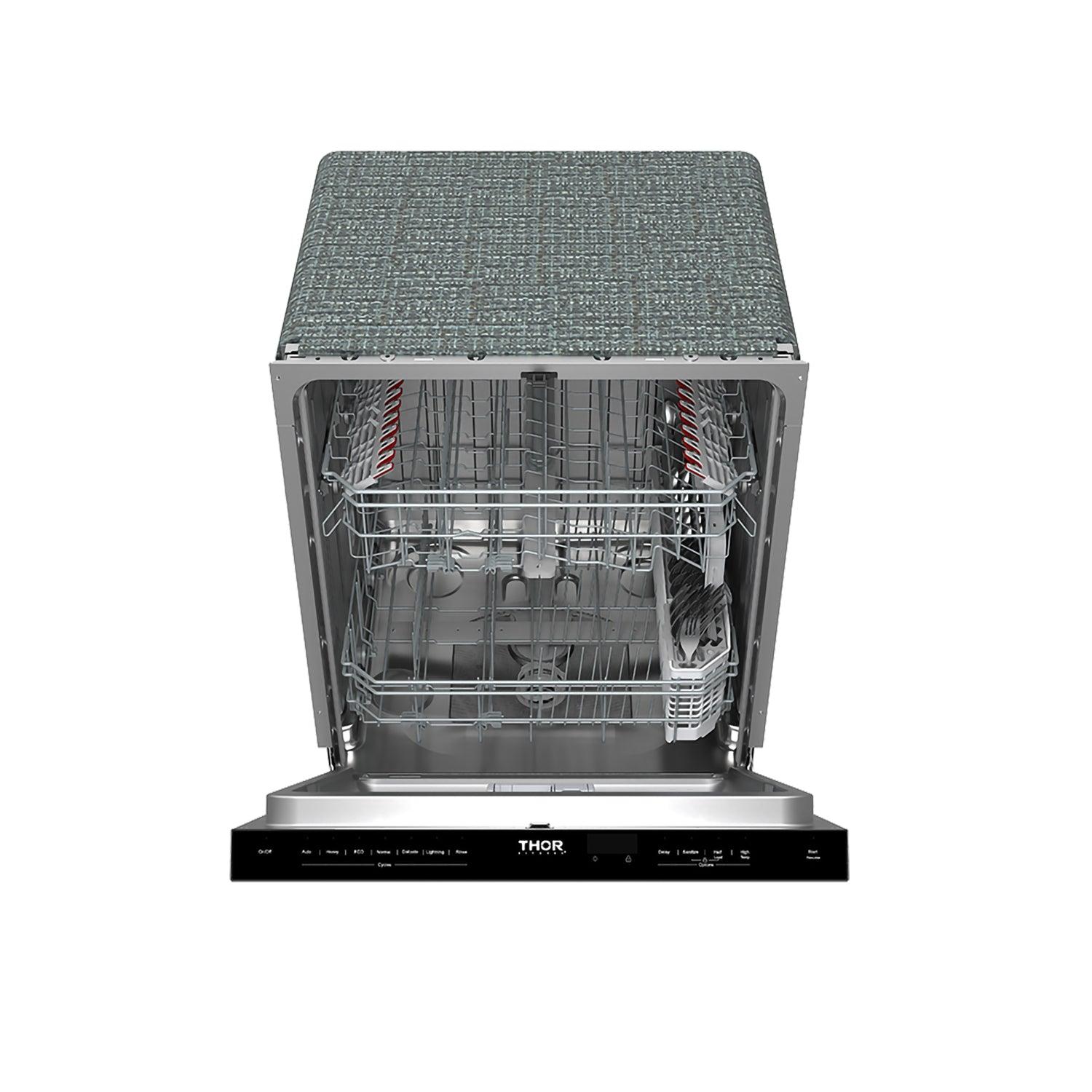 Thor Kitchen TDW24PT 24 Inch Built-In Top Control Dishwasher With Pocket Handle - Stainless Steel