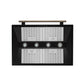 Forno FRHWM509536BLK Forno Aria 36 Inch Wall-Mounted Range Hood In Black