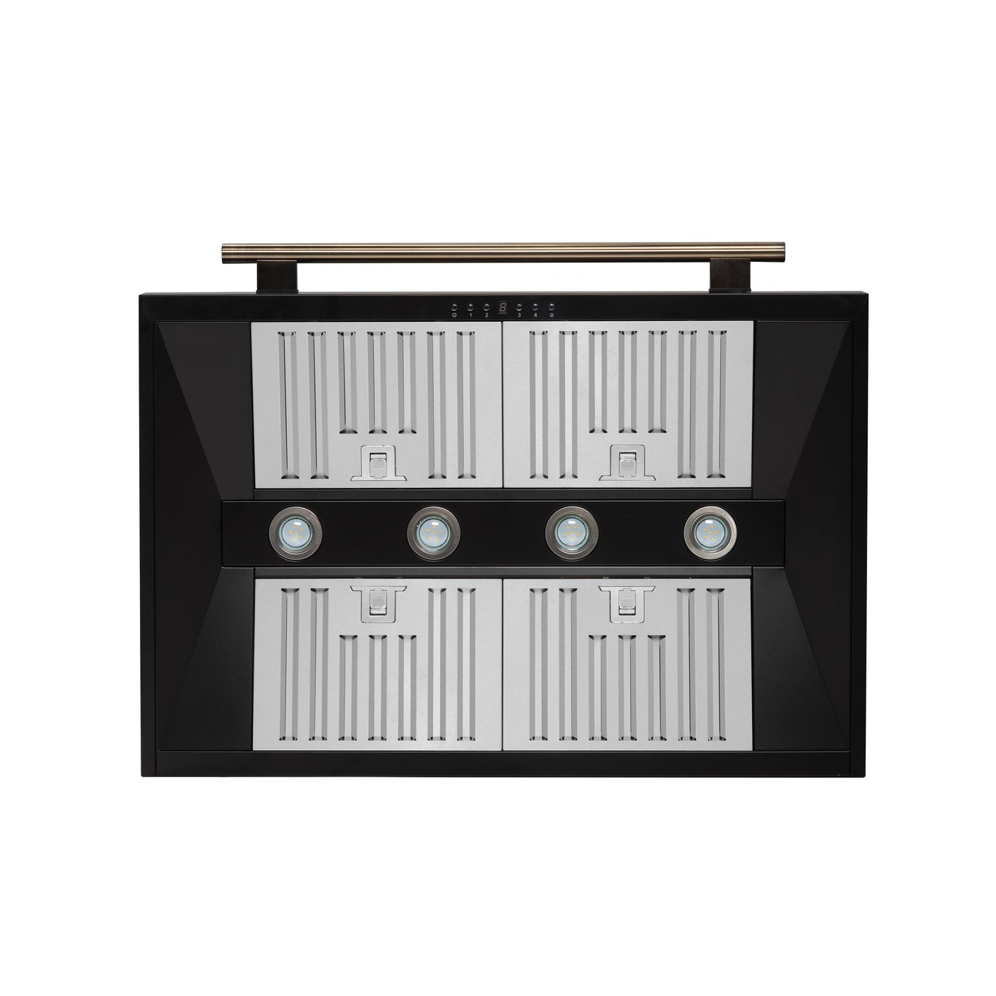 Forno FRHWM509536BLK Forno Aria 36 Inch Wall-Mounted Range Hood In Black