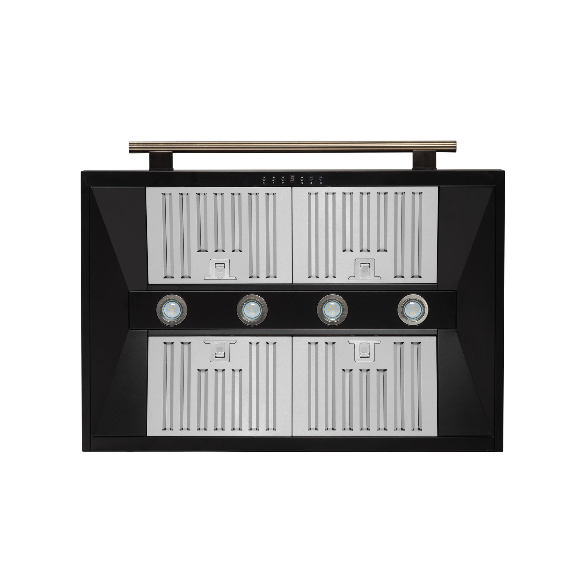 Forno FRHWM509536BLK Forno Aria 36 Inch Wall-Mounted Range Hood In Black