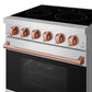 Thor Kitchen RSE30PRSG 30 Inch Professional Electric Range With Precision Knob Control In Stainless Steel And Rose Gold Gordon Ramsay Series