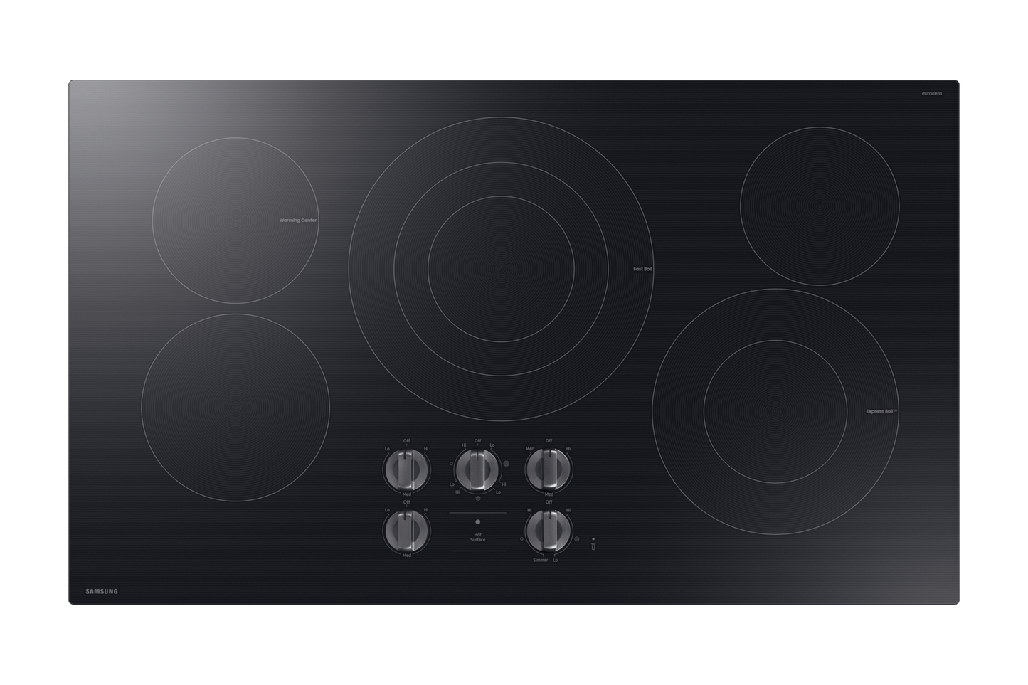 Samsung NZ36FG6432RK 36" Electric Energy Star ® Certified Cooktop With Illuminated Knobs