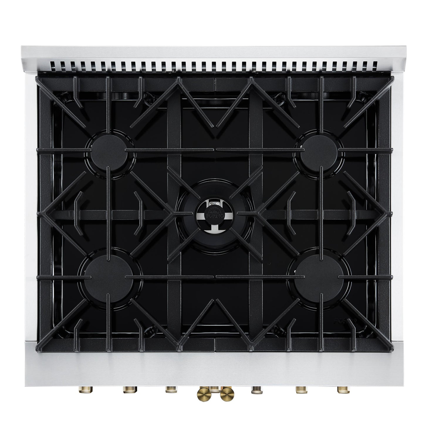 Forno FFSGS635630BLK Forno Galiano 30-Inch Freestanding French Door Dual Fuel Range Black