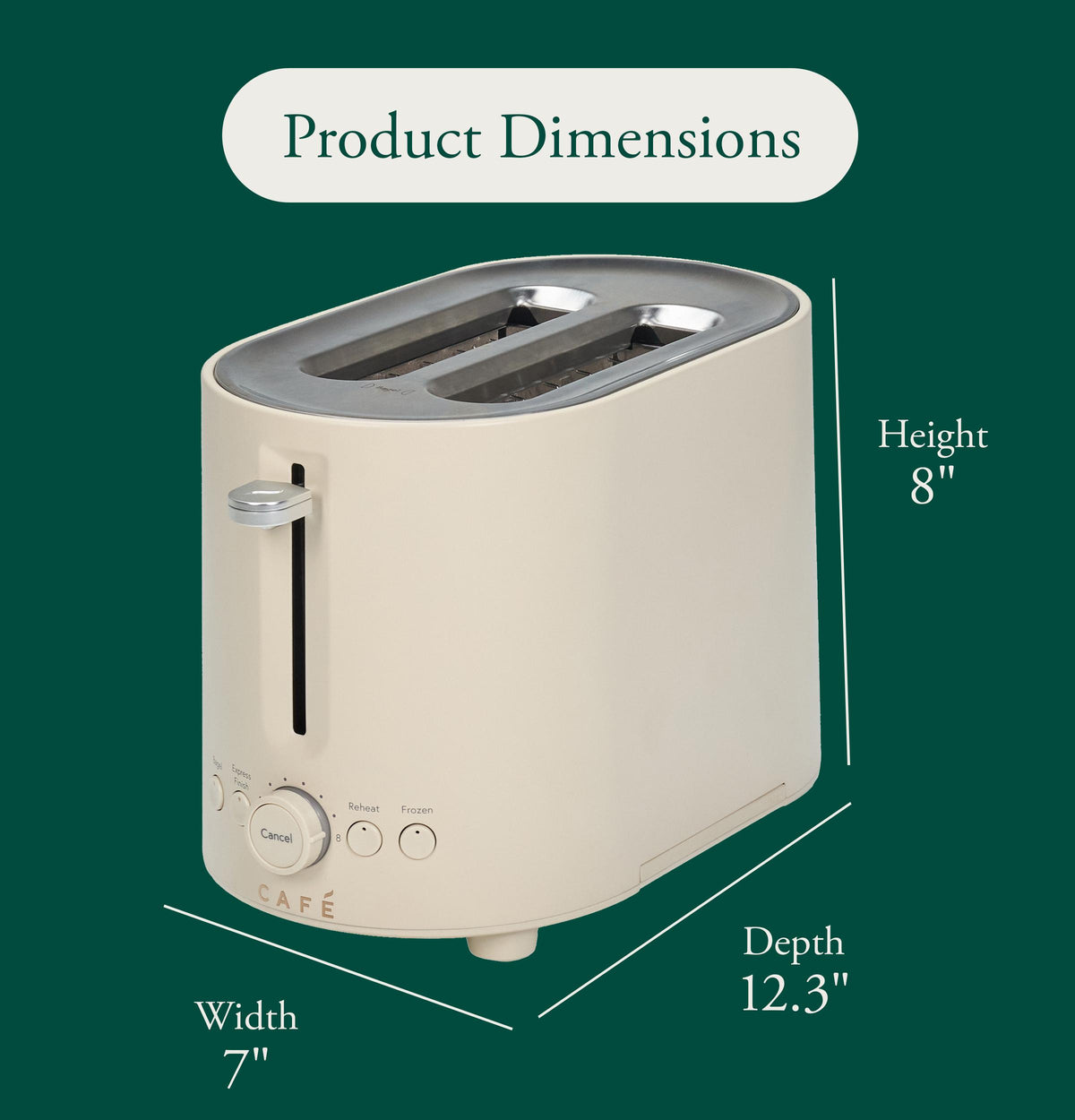Cafe C9T2MA1ZC1 Café™ Express Finish Toaster