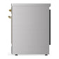 Ilve UMIB30QNR3SSG Ilve Umib30Qnr3Ssg Majestic Iii 30 Inch Induction Range With 4 Elements, 4 Cu. Ft. Oven Capacity (Solid Door, Stainless Steel, Brass)