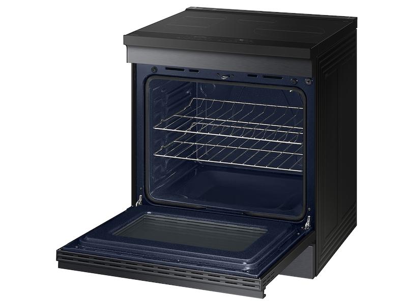 Samsung NSI6DG9100MT Bespoke 6.3 Cu. Ft. Smart Slide-In Induction Range With Anti-Scratch Glass Cooktop In Matte Black Steel