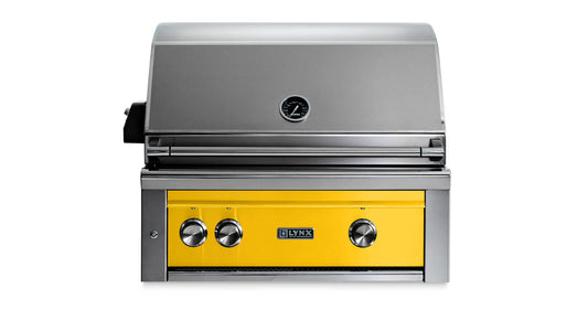 Lynx L30ATRCANG 30" Built-In Grill - All Trident™ W/Rotisserie - California Poppy