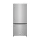 Thor Kitchen TRF3017BF 30 Inch Bottom Freezer Refrigerator In Stainless Steel