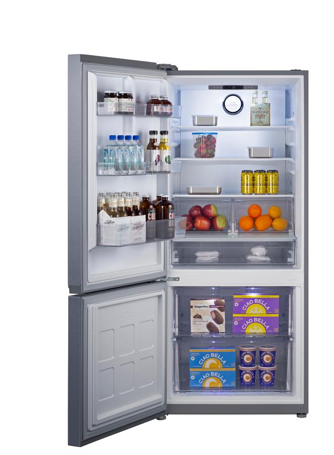 Summit FFBF173SSLHD 30" Wide Bottom-Mount Refrigerator-Freezer, Counter Depth