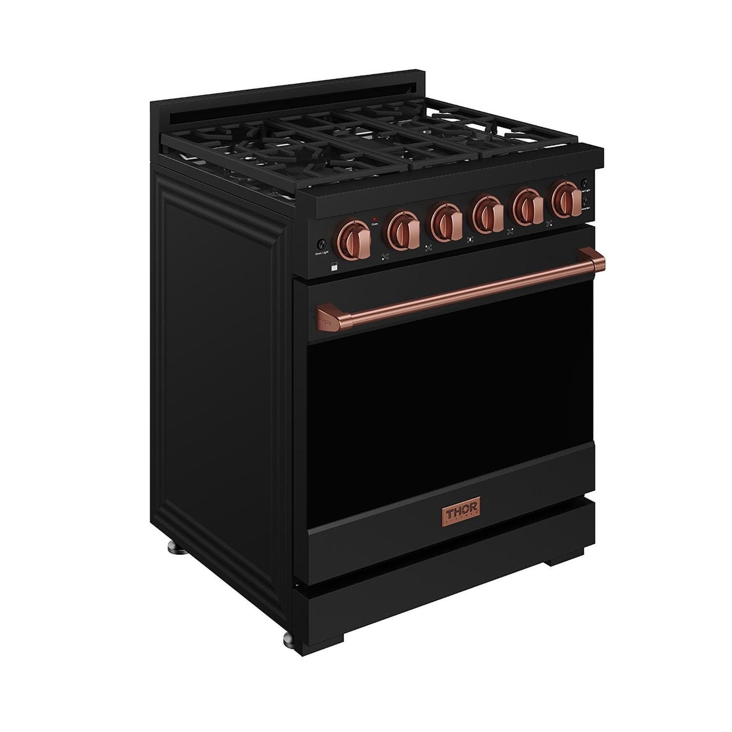 Thor Kitchen RSG30PBLPRSG 30 Inch Professional Liquid Propane With Precision Knob Control In Black/Rose Gold
