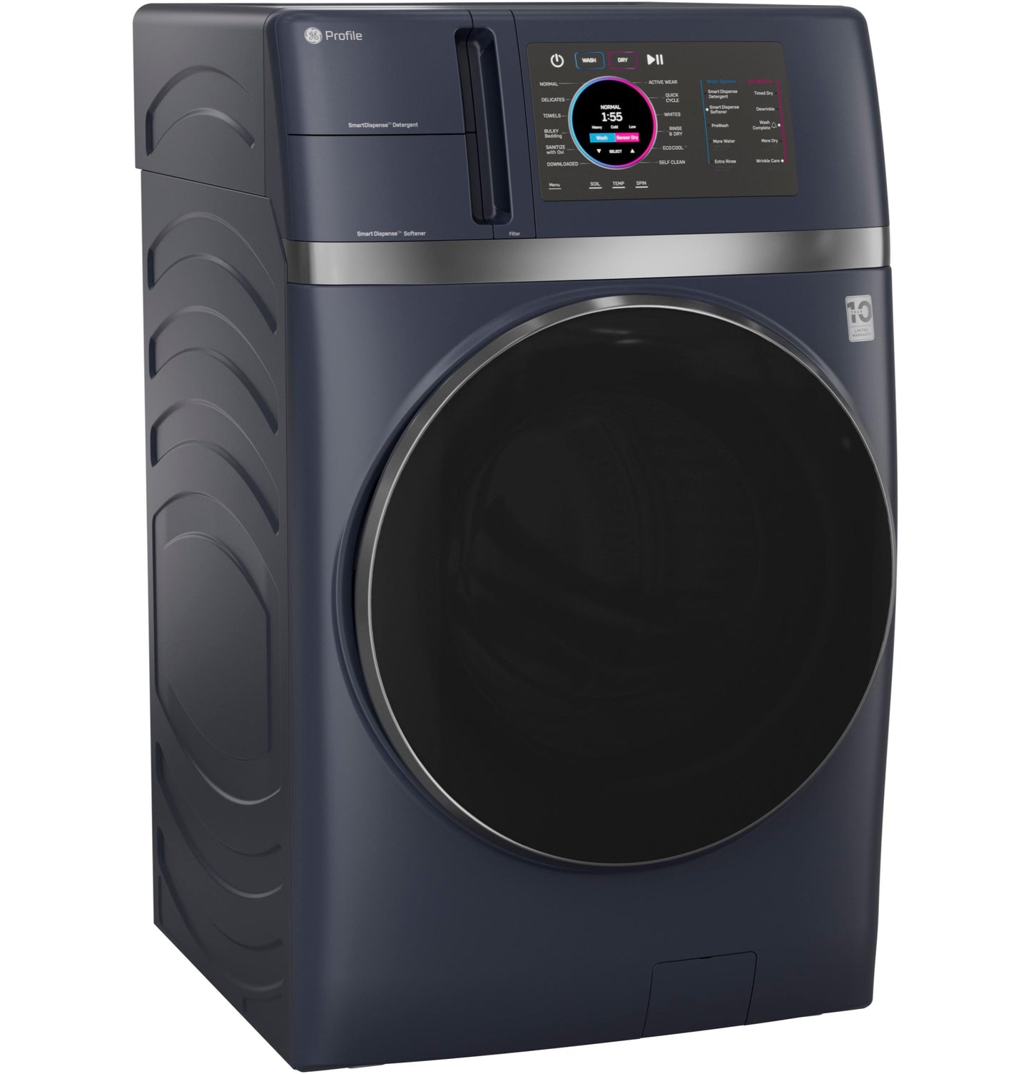 Ge Appliances PFQ97HSPVRS Ge Profile™ Energy Star® 4.8 Cu. Ft. Capacity Ultrafast Combo With Ventless Inverter Heat Pump Technology Washer/Dryer