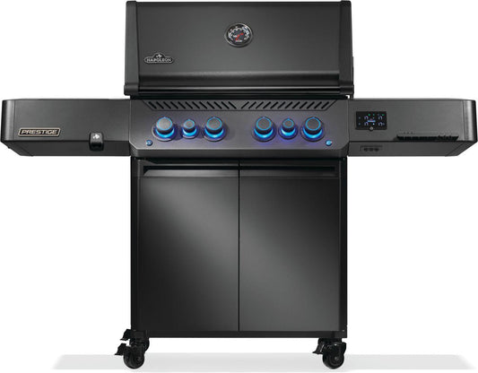 Napoleon Bbq P500VXRSIBPKPHM Phantom Prestige 500 Connected Rsib With Infrared Side And Rear Burner , Propane, Matte/Matt Black