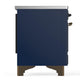 Ilve UMIB36QNR3MBB Ilve Umib36Qnr3Mbb Majestic Iii 36 Inch Induction Range With 6 Elements, 3.5 Cu. Ft. Total Oven Capacity (Solid Door, Midnight Blue, Burnished)