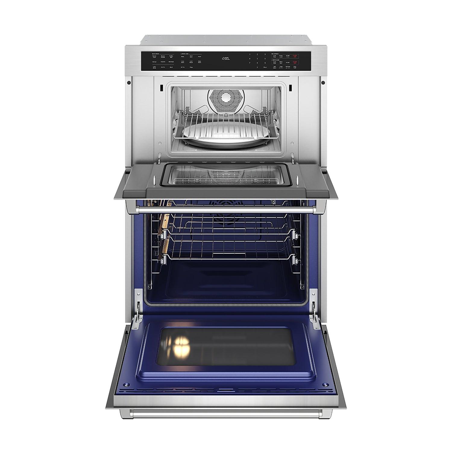 Thor Kitchen TMW30ED Professional 30-Inch Combination Microwave Wall Ovens- Stainless Steel