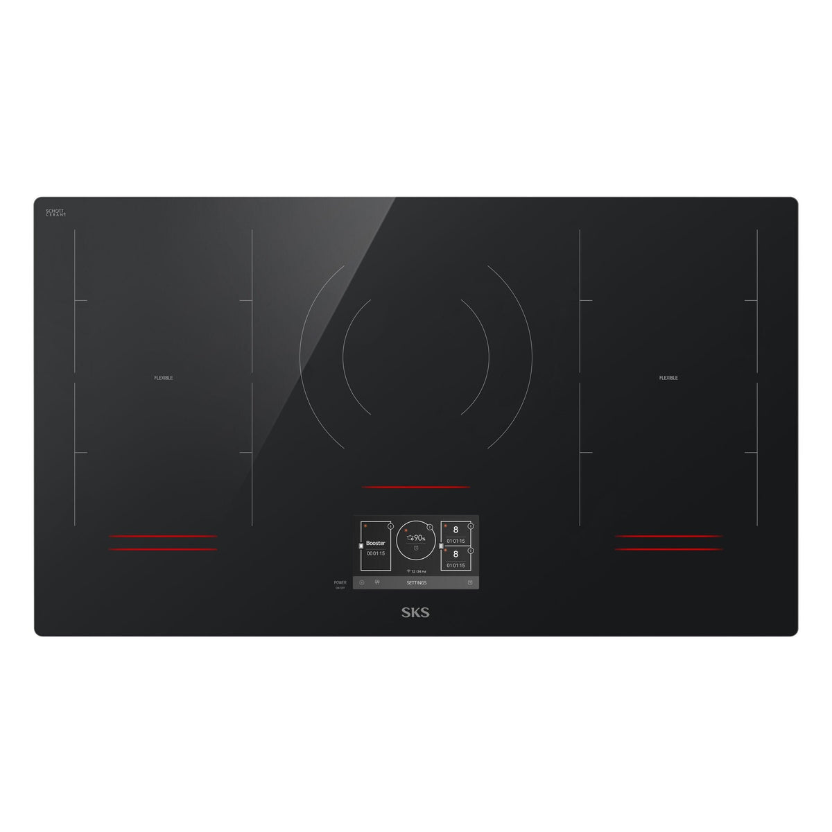 Sks SKSIT3611GE 36-Inch Flex Induction Cooktop