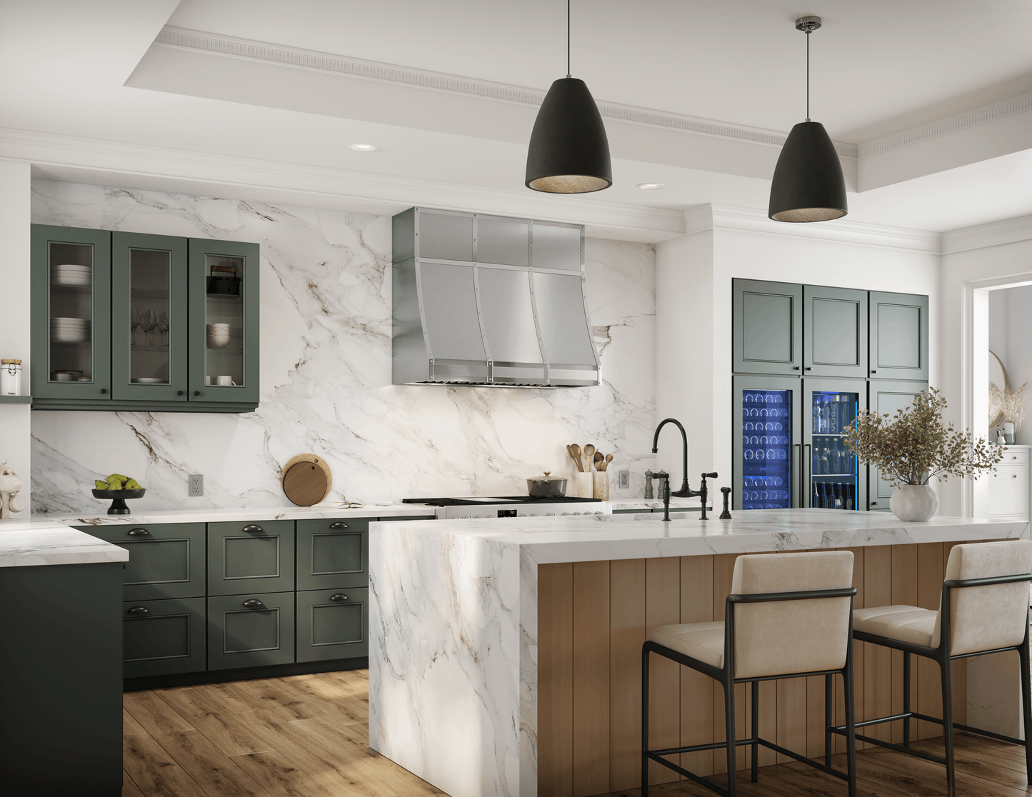 Zephyr CHFT48ASX Forte Wall Custom Hood, 48In, Ss, Body Only Insert Sold Separately