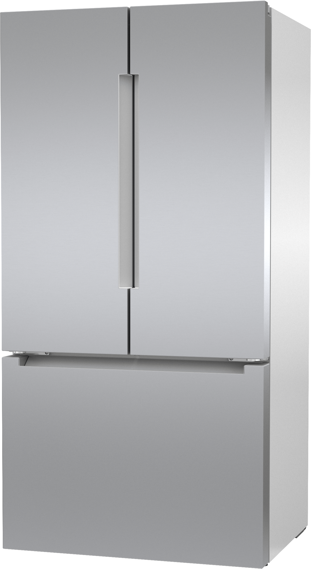 Bosch B36CT84ENS 800 Series, French Door Bottom Freezer, Multi Door, 36'', Brushed Steel (With Anti-Fingerprint), Total No Frost